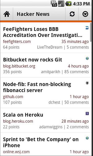 Hacker News Droid