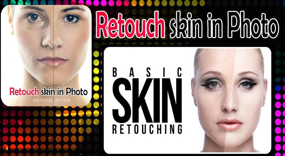 Retouch skin in Photo