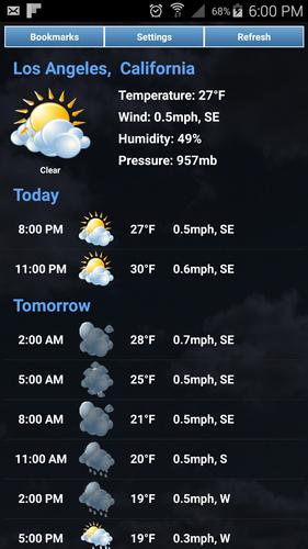 Local weather USA