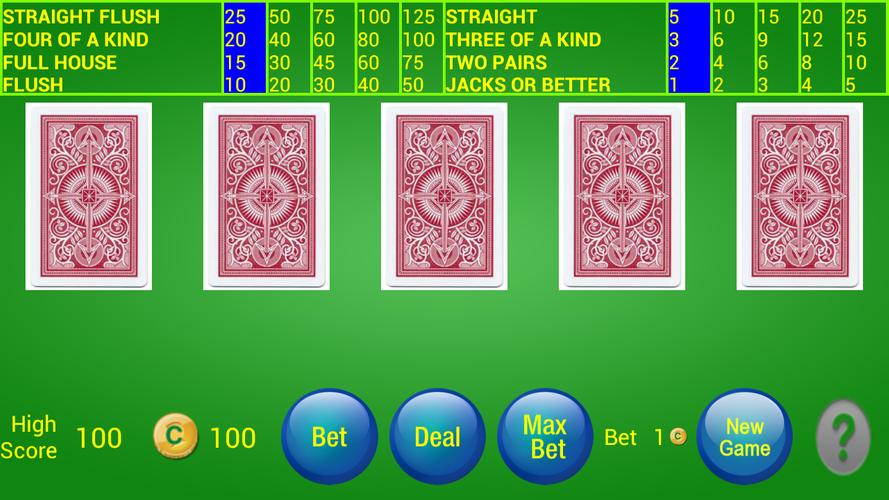 Video Poker Game