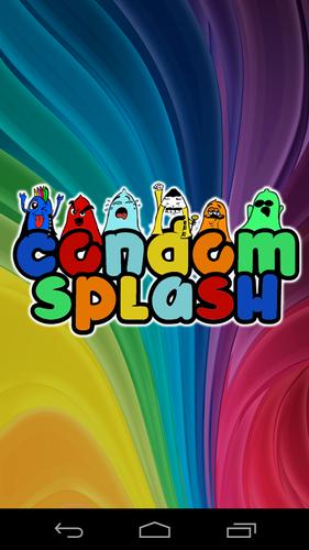 Condom splash