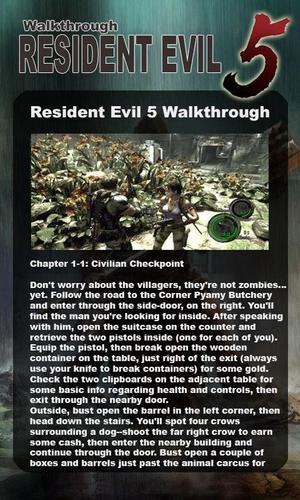 Resident Evil 5 Walkthrough