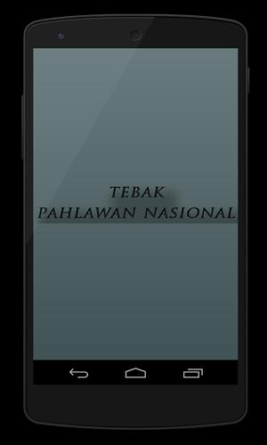 Tebak Pahlawan Nasional