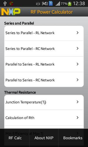 NXP RF Calc