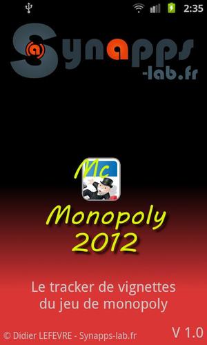 Mc Monopoly 2012