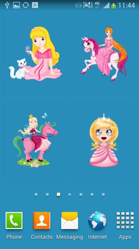 100 princess stickers