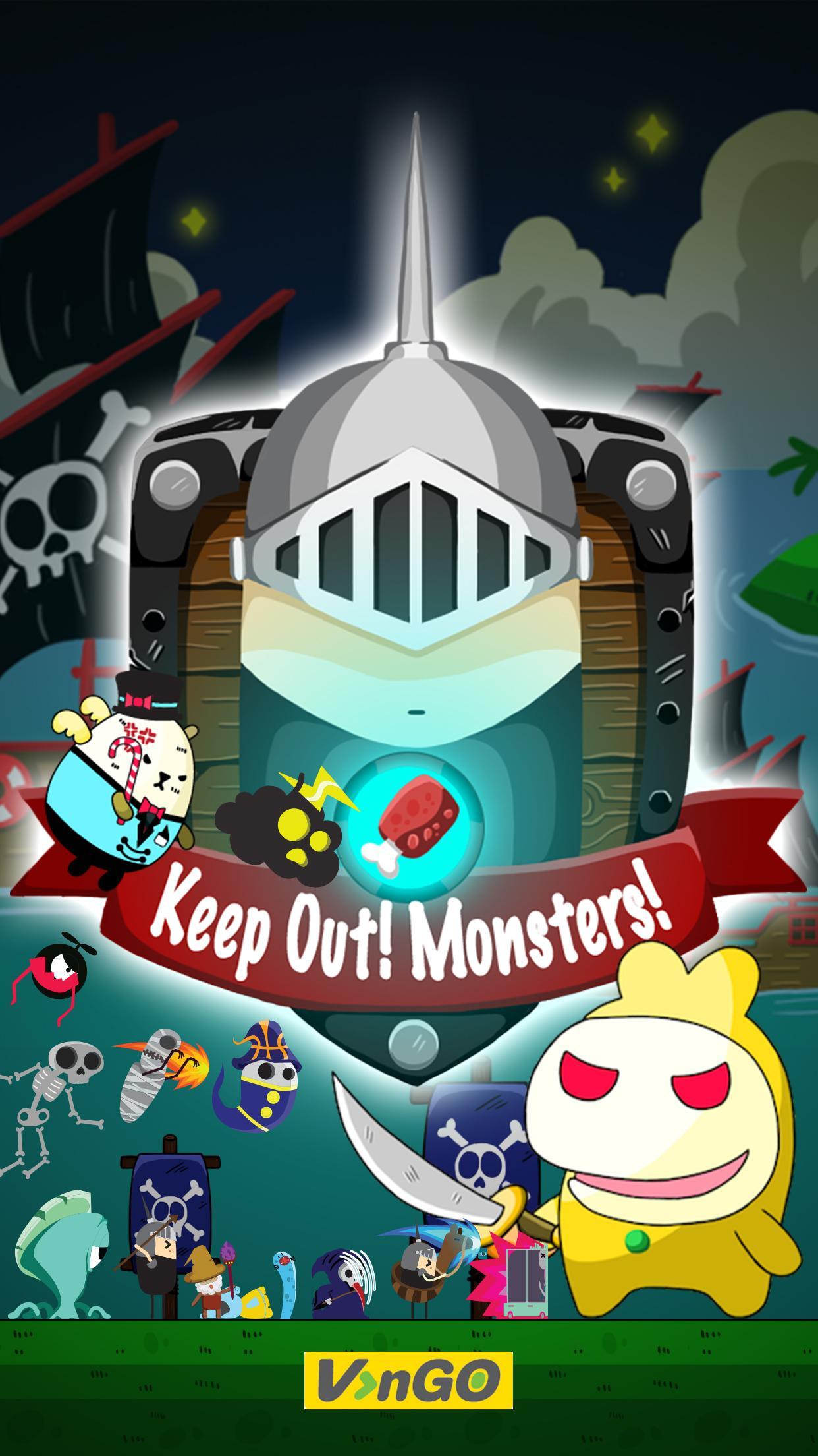 Keep Out! Monsters!