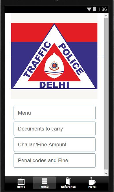 Delhi traffic Fines