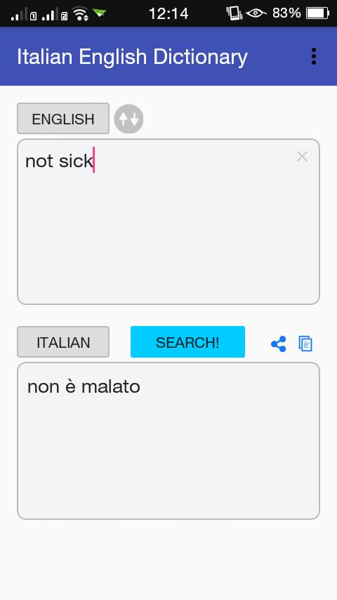 Italian English Dictionary