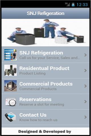 SNJ Refrigeration App