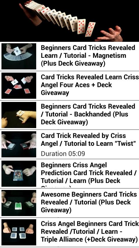 Card Magic Tricks