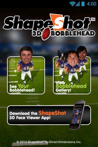 ShapeShot 3D Bobblehead