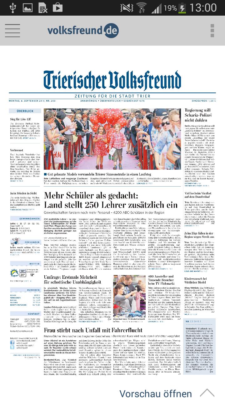 Trierischer Volksfreund ePaper