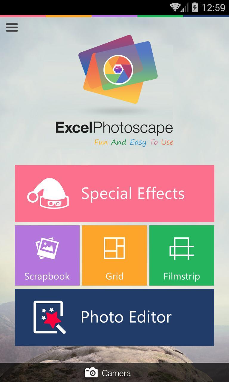 Photoscape by Excel