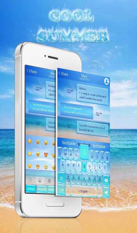 TouchPal Cool Summer Theme