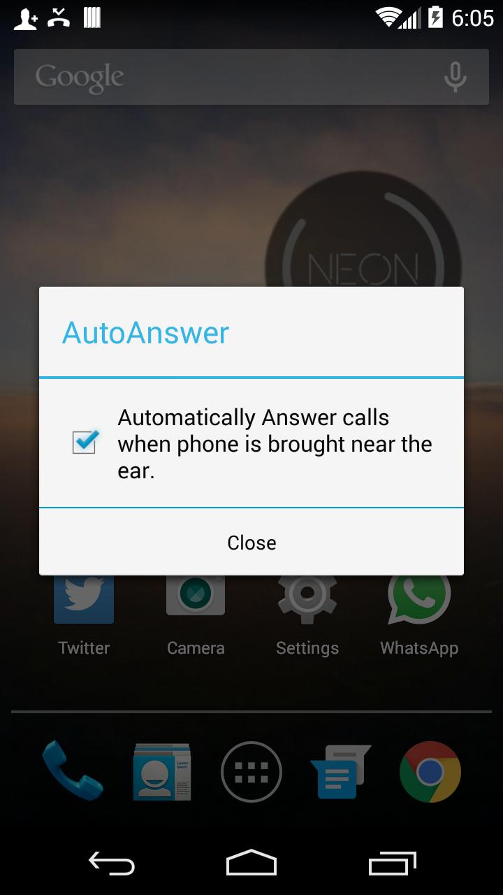 EarAnswer Auto Call Picker