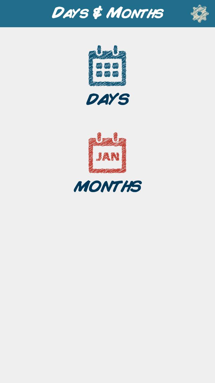 Days & Months Flashcards