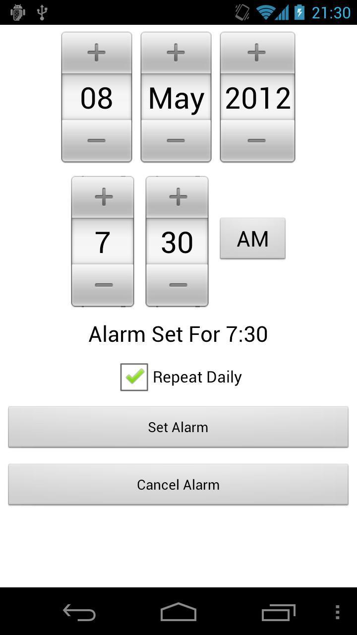 Maths Alarm Clock