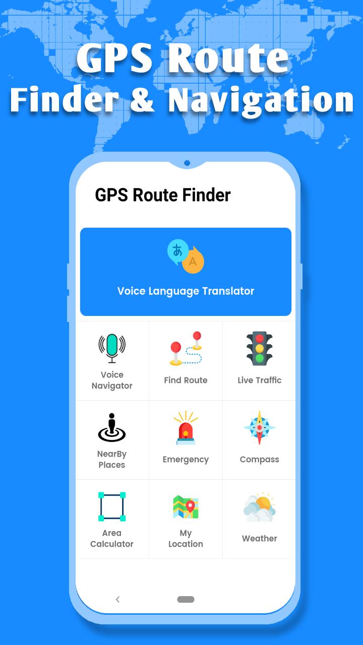 GPS Route Finder (City Guide & Voice Translator)