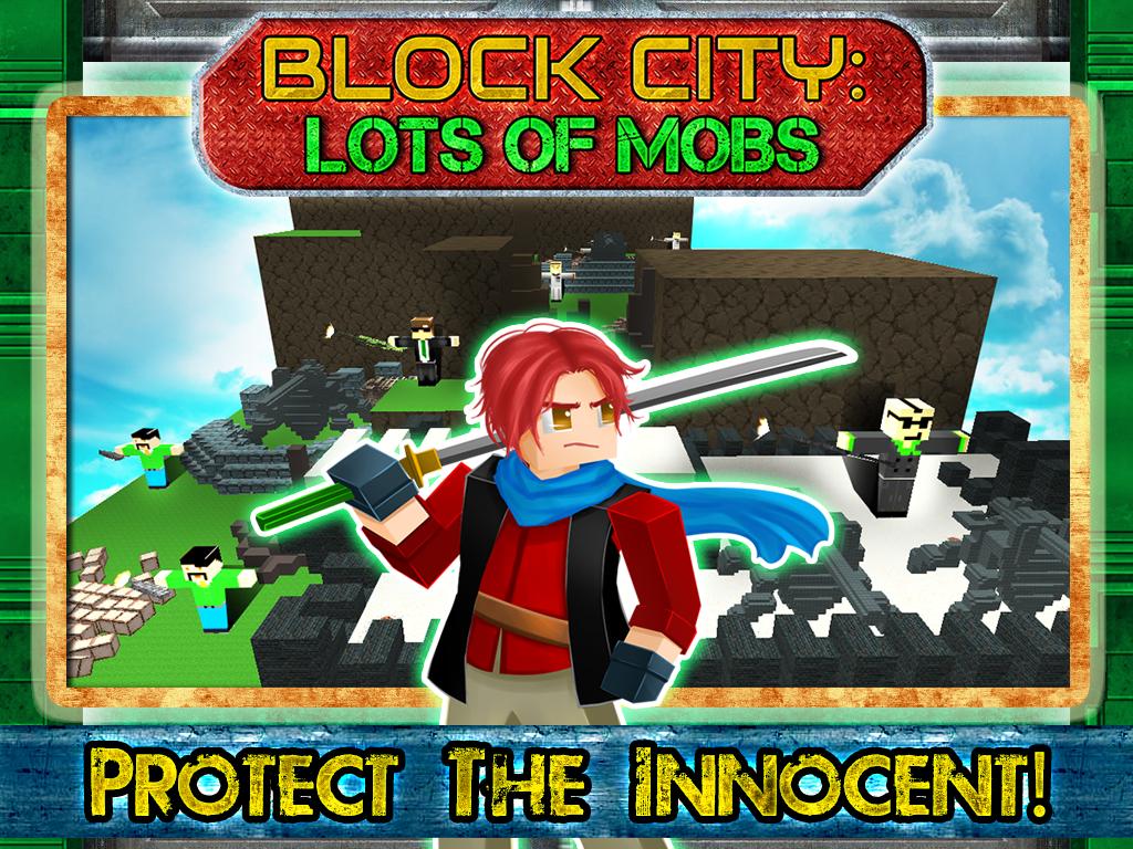 Block City Lots of Mobs