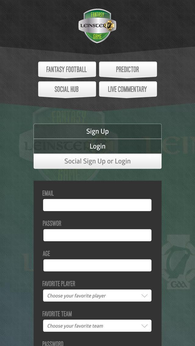 Leinster GAA Fantasy Game