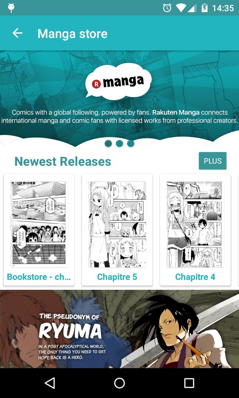 Rakuten Manga Beta (Unreleased)