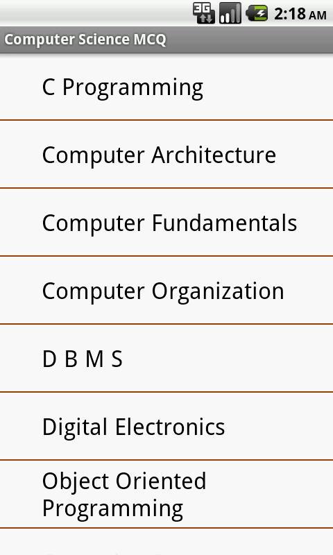 Computer Science MCQ