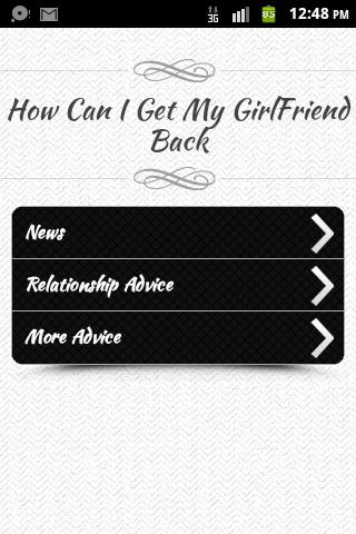 how to get my girlfriend back