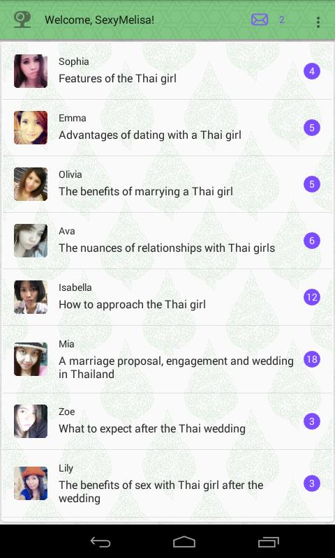 Dating with Thai girls