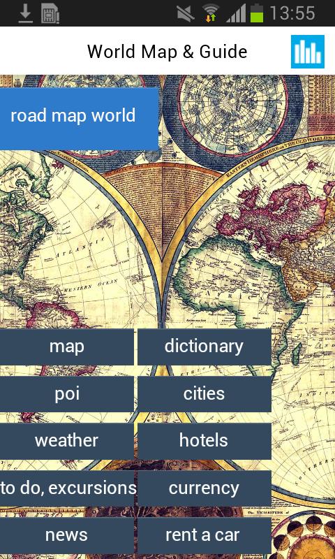 World Offline Map Earth Guide