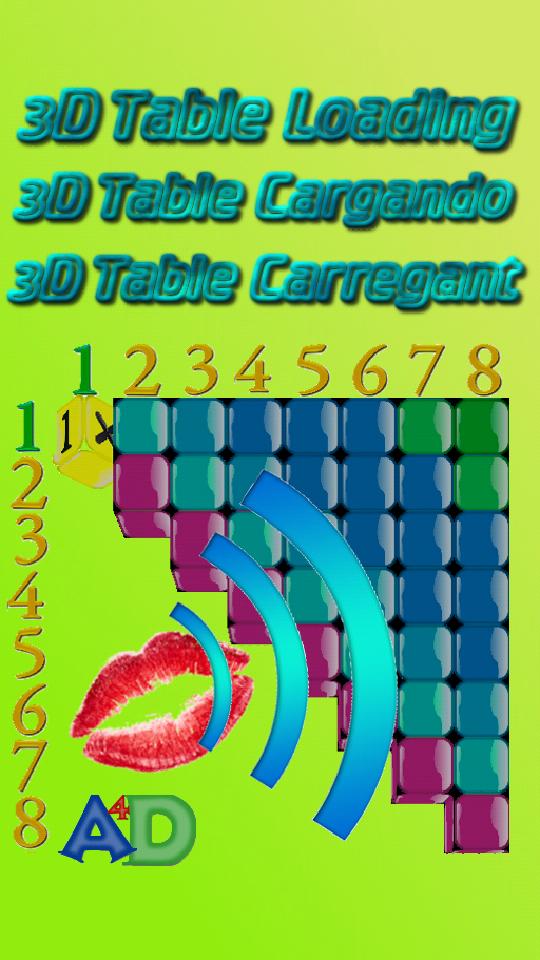 3D Multiplication Table Kids