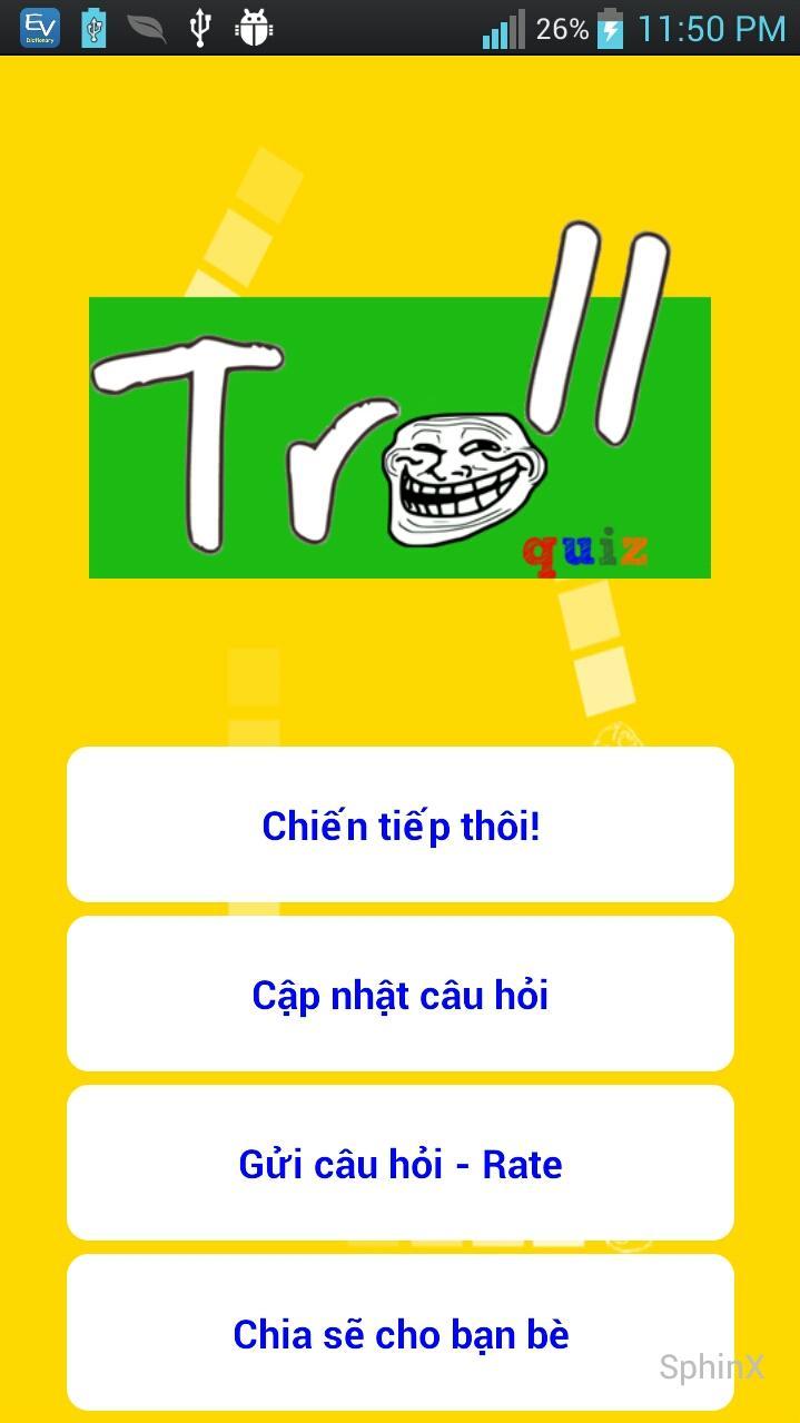 Ai la thanh troll, thanh troll