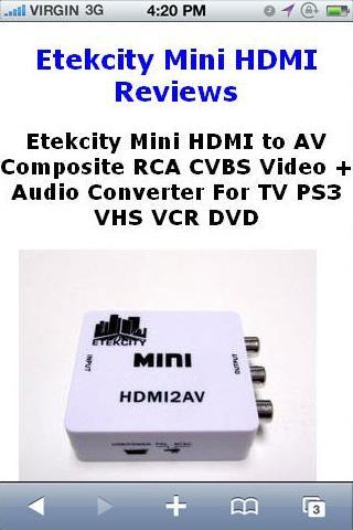 HDMI to AV Composite Reviews