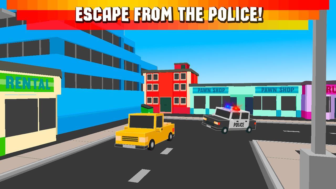 Cube Race: Cops vs Robbers 3D