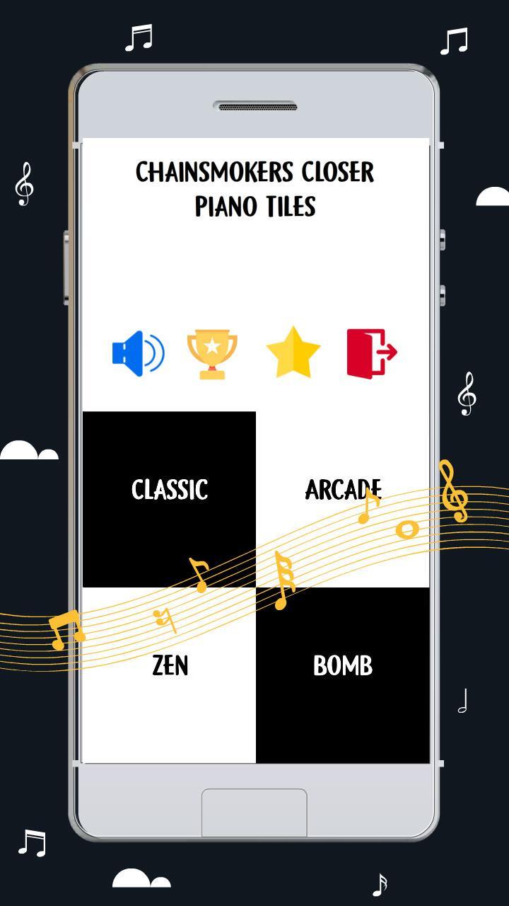 Chainsmokers Closer Piano Tiles