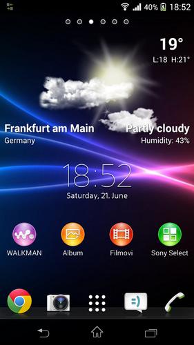 Lockscreen Weather Widget