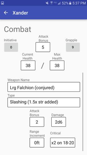 Character Sheet (3.5)