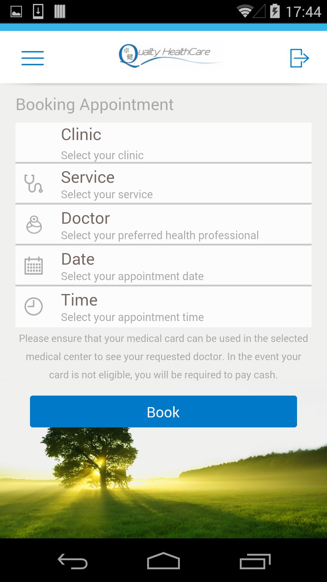 Quality HealthCare eBooking