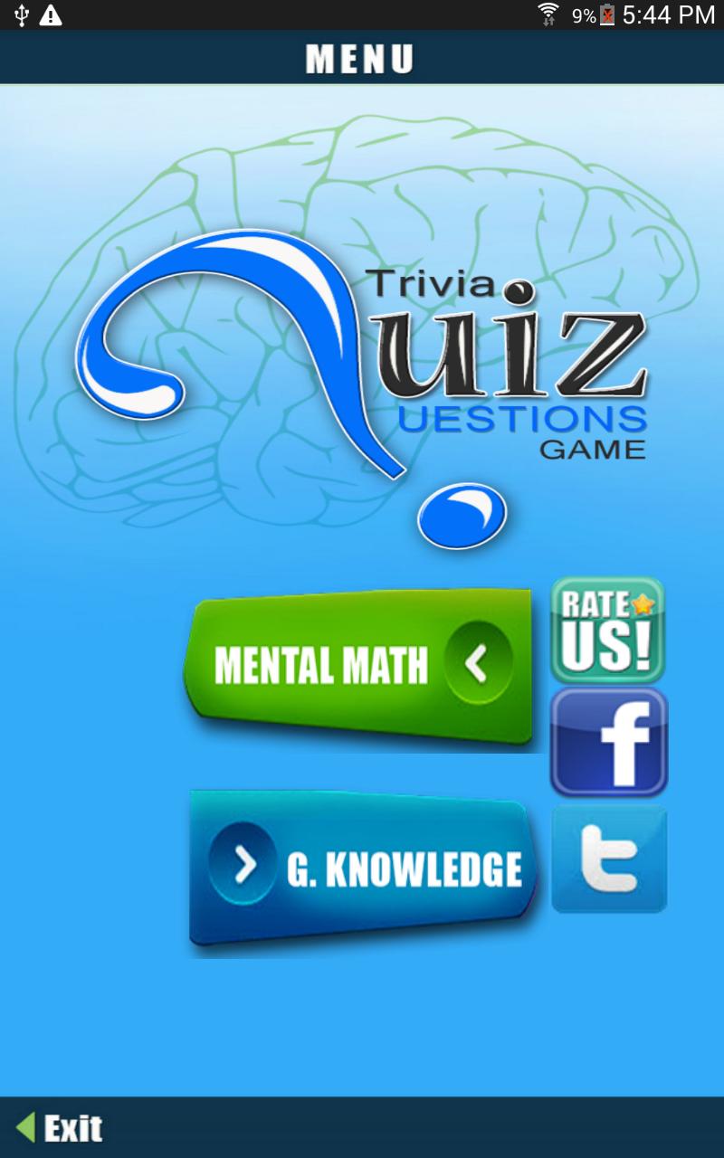 Trivia Quiz - Questions Game