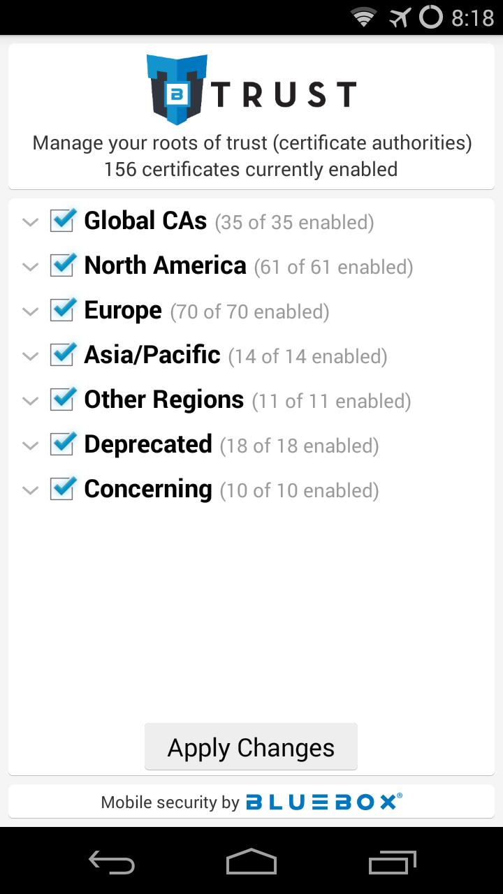 Trust Manager by Bluebox