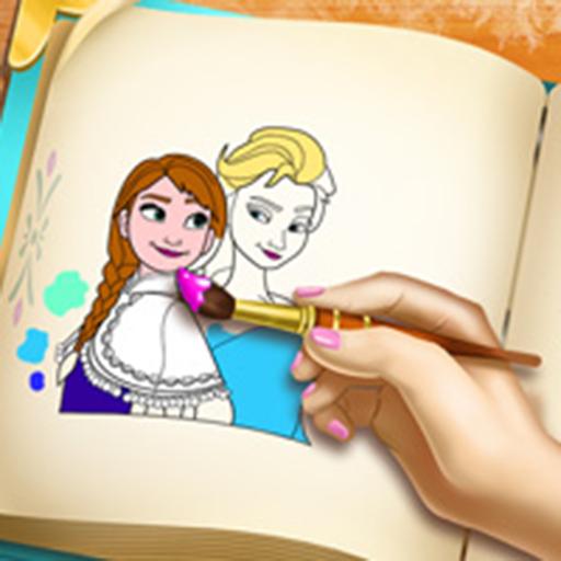 Ice Kingdom Coloring Book