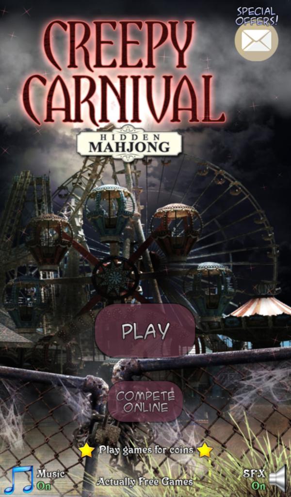 Hidden Mahjong Creepy Carnival