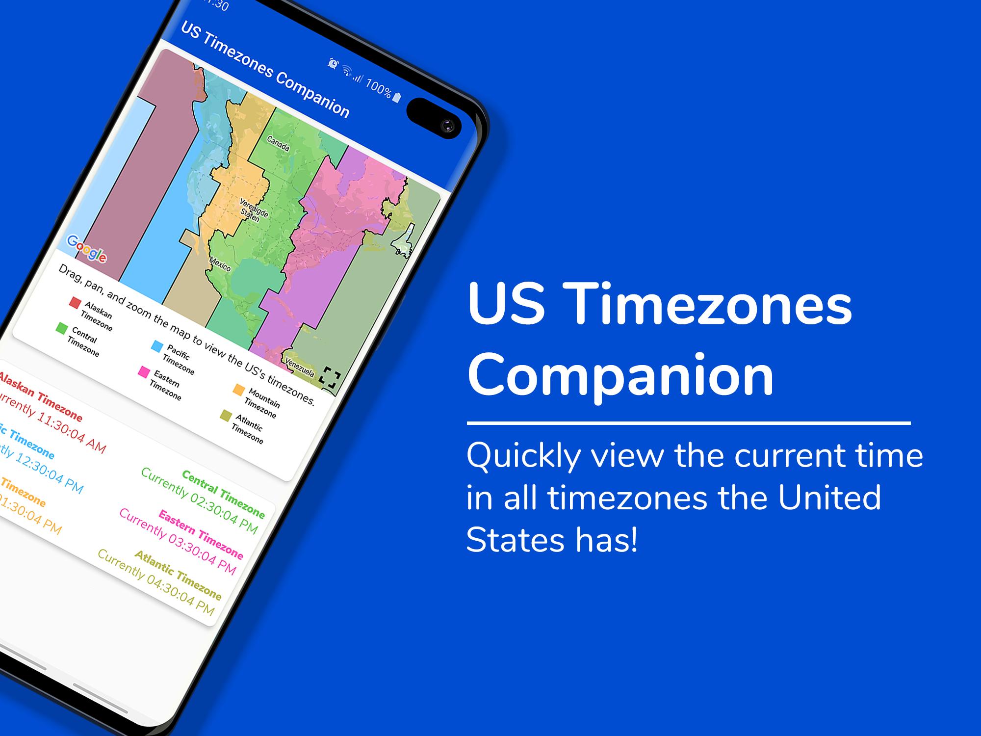 US Timezones Companion