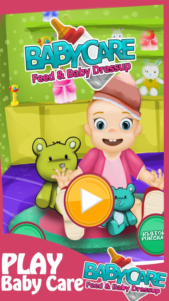 Baby Care, Feed & Baby Dressup