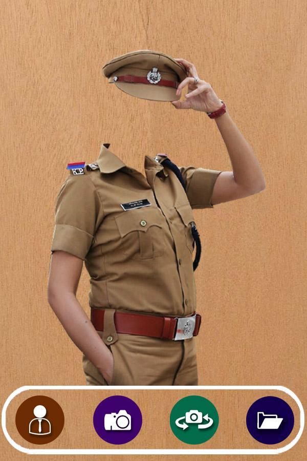 Indian Police Suit Photo Maker