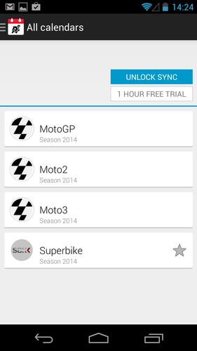 Moto Race GP Calendar 2019