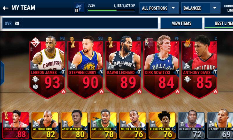 Guide NBA Live Mobile