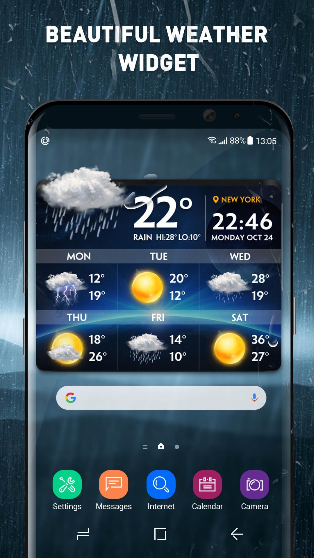 Local weather & widget