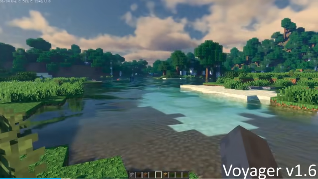 Minecraft Voyager Light และ Shadow Material Pack