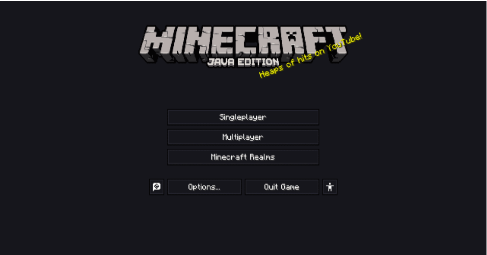 Pack de ressources de ressources minecraft simple sombre